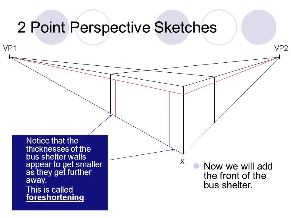 2 Point Perspective Unit bus shelter
