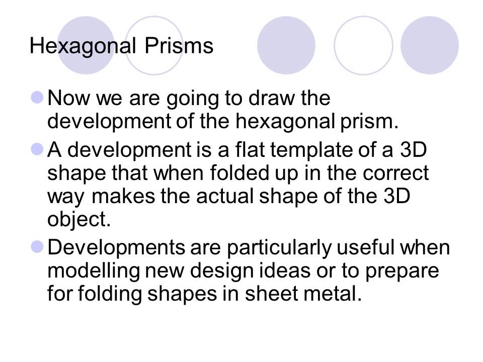 Hexagonal Prisms Unit practice sheet 1