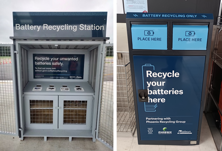 battery recycling station