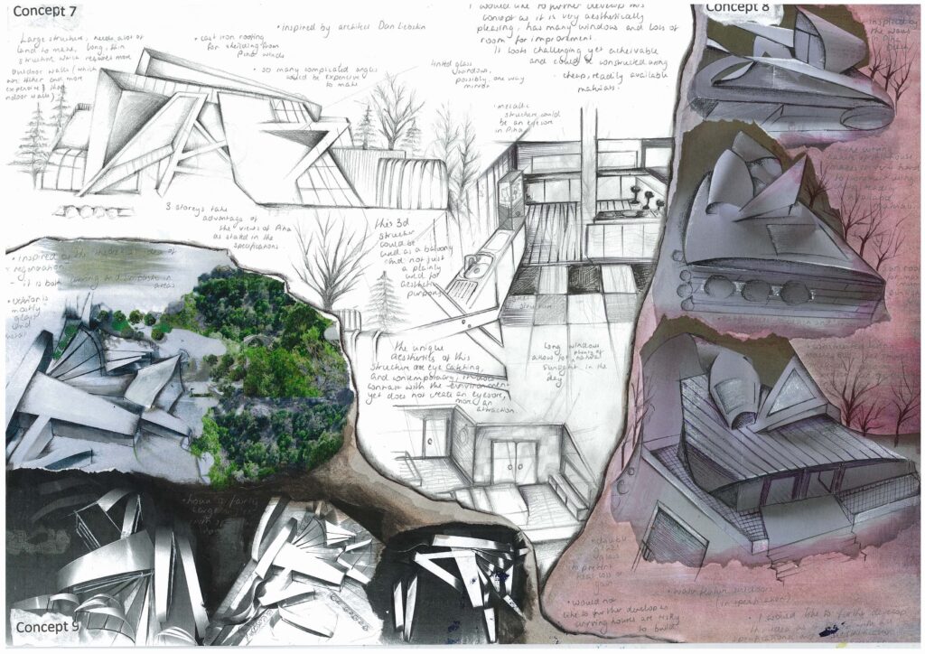 IGCSE Design & Technology project showing concepts