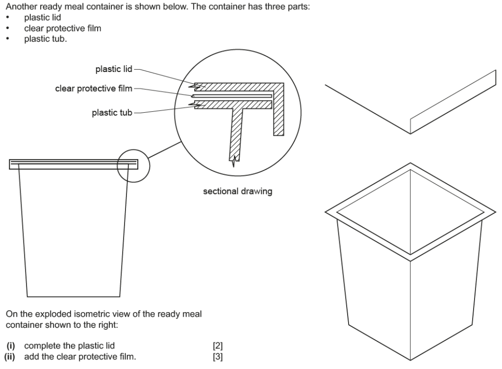 exploded isometric drawing