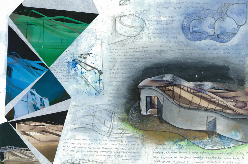 AS Level conceptual design using architectural mock-ups