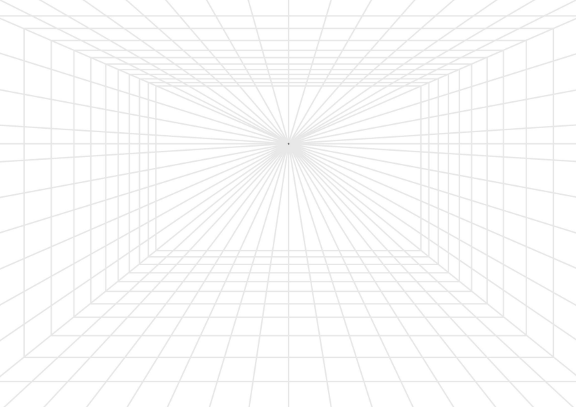 One point perspective grid