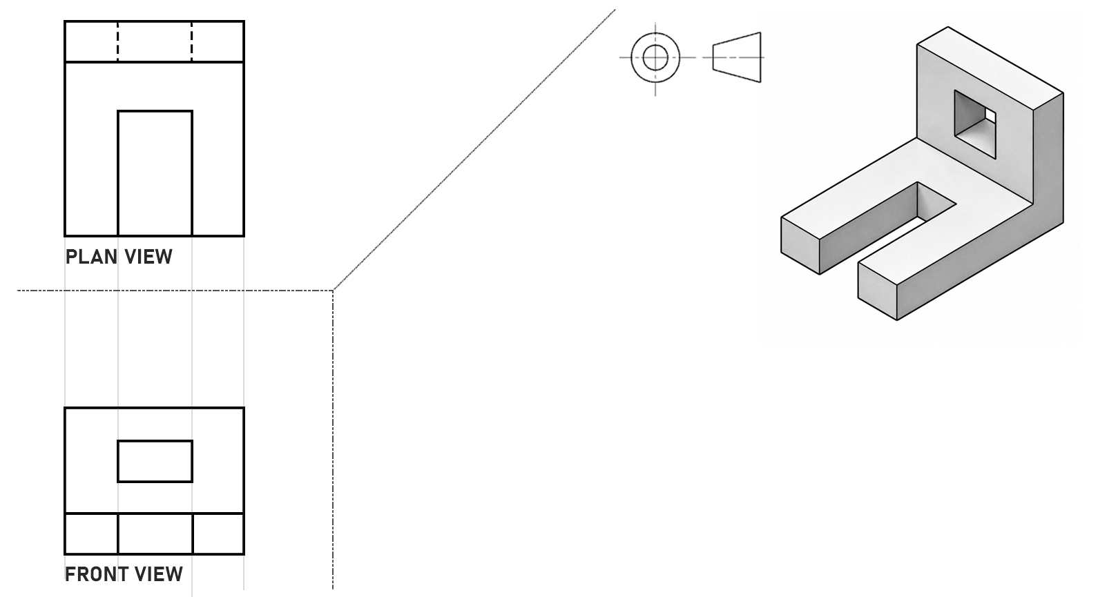 How to Draw Orthographic Projection for Beginners: a step by step guide ...