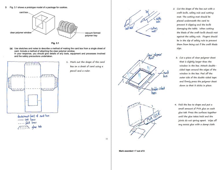 Design Tech Guide Production Process Diagram Examples for Design & Technology - DESIGN ...