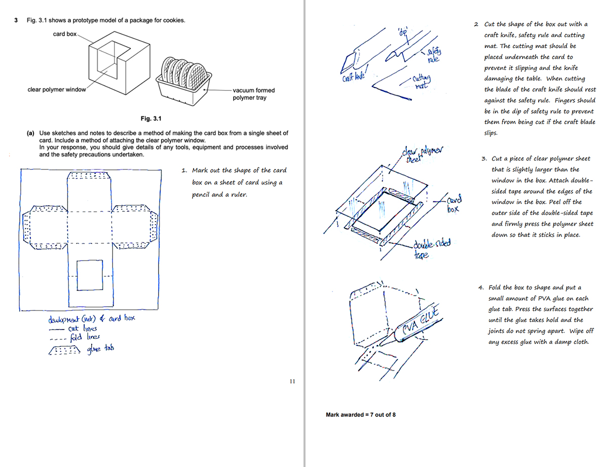 Production Process Diagram Examples for Design & Technology - DESIGN ...