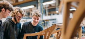 high school woodworking class
