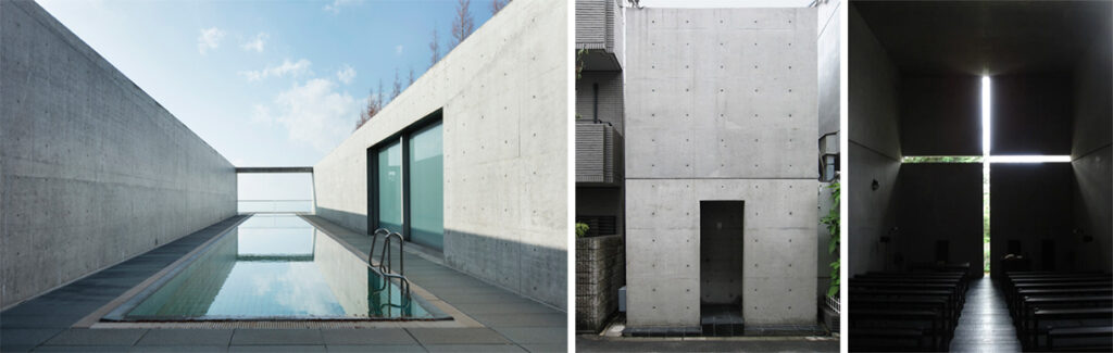 Minimalist architecture by Tadao Ando