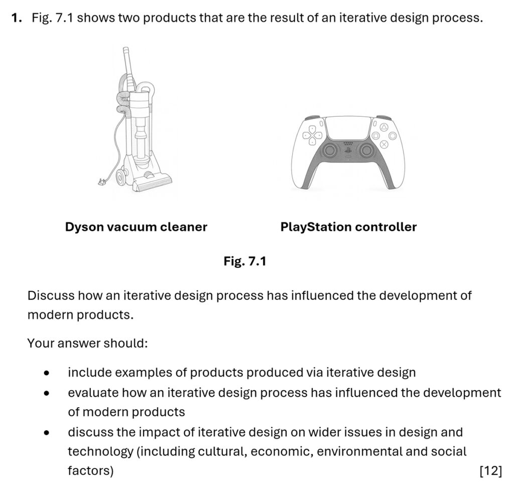 Iterative design process - essay question